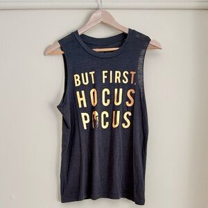Fifth Sun Sz Small But First Hocus Pocus Muscle Tank Top sleeveless shirt